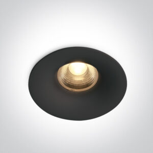 18W LED įleidžiamas šviestuvas, juodas, 3000/3500/4000K, 10118DX/B/V