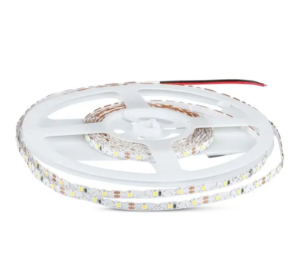 5W/m LED juosta, 60LED/m, S formos, 3000K, 5 metrų ritė