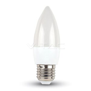 4,5W LED žvakės formos lemputė, E27, 3000K