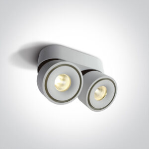 2x8W LED lubinis šviestuvas, baltas, 3000/3500/4000K, 12208LA/W/V