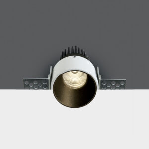 3W LED užglaistomas šviestuvas, juodas, 3000/3500/4000K, 10103BTR/B/V