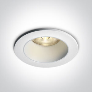 6,5W LED įleidžiamas šviestuvas, baltas, 3000/3500/4000K, 10107K/W/V