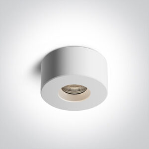 7W LED lubinis šviestuvas, baltas, 3000K, dimeriuojamas, 12107VA/W/W
