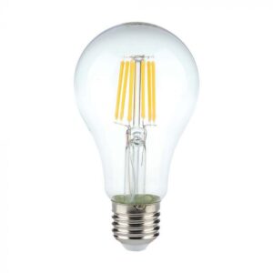 10W LED filamentinė lemputė, E27, A60, 4000K