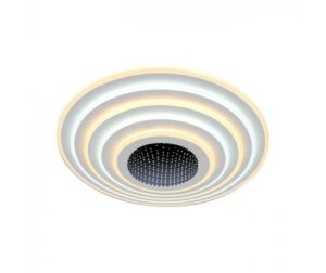 125W LED paviršinis lubų šviestuvas, baltas, 3000/6500K, dimeriuojamas, su nuotolinio valdymo pulteliu