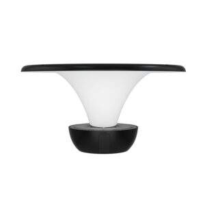 20W LED lauko šviestuvas su saulės baterija, juodos/baltos sp., 3000/4000/6000K