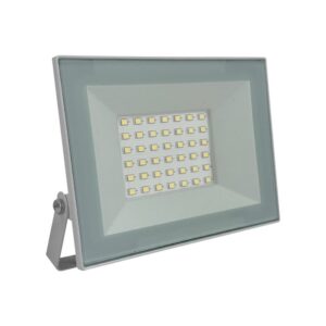 30W LED prožektorius, baltu korpusu, 4000K