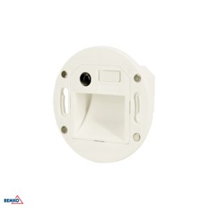 1,5W LED sieninis įmontuojamas šviestuvas laiptų apšvietimui SYNTO, baltas, 3000/4000/5700K, be dangtelio, su judesio davikliu