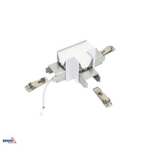 13,5-40W LED linijinio šviestuvo LARQUES T formos sujungimas, baltas, 3000/3500/4000K